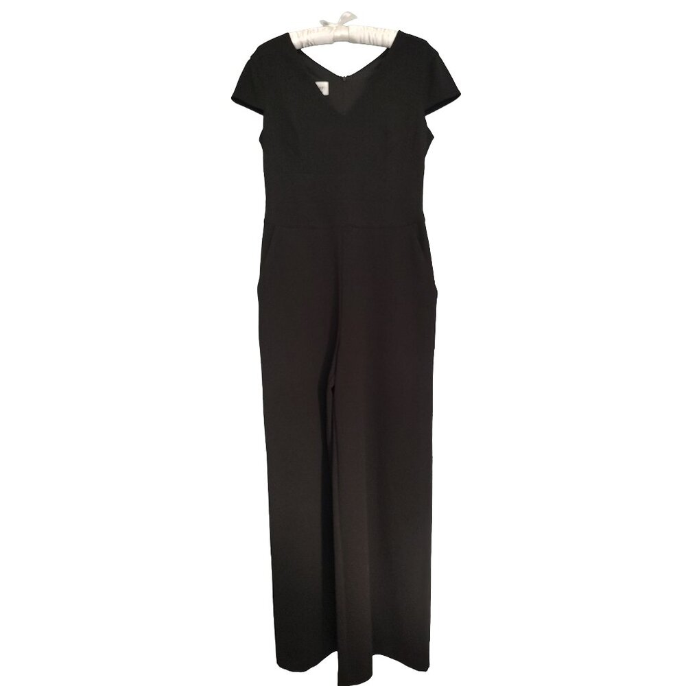 DM Collection Elegant Cap Sleeved Jumpsuit